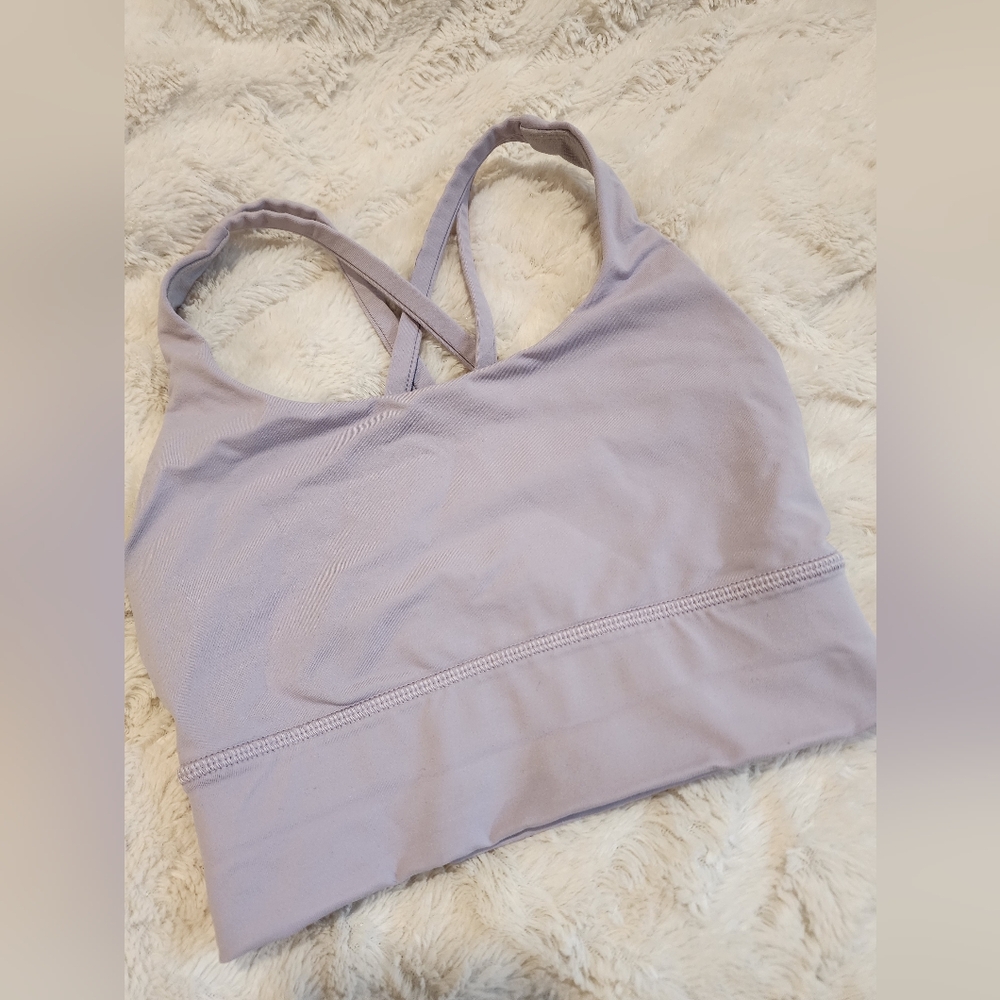 Lululemon Lavender Sports Bra - Picture 2 of 2